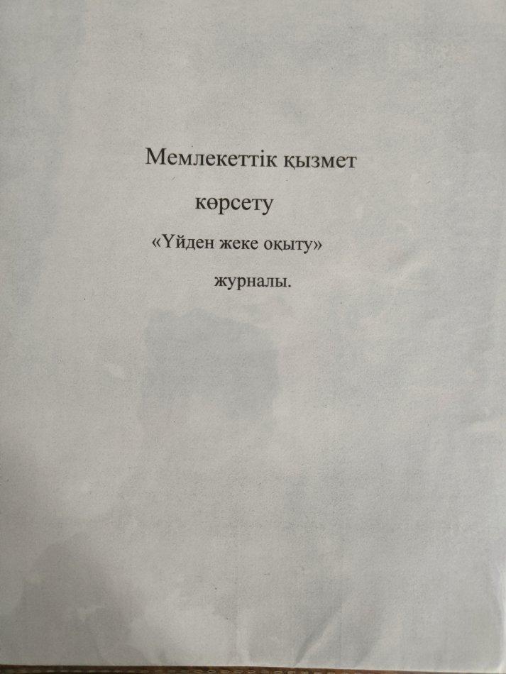 Үйден жеке оқыту